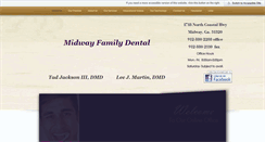 Desktop Screenshot of midwaydentist.com